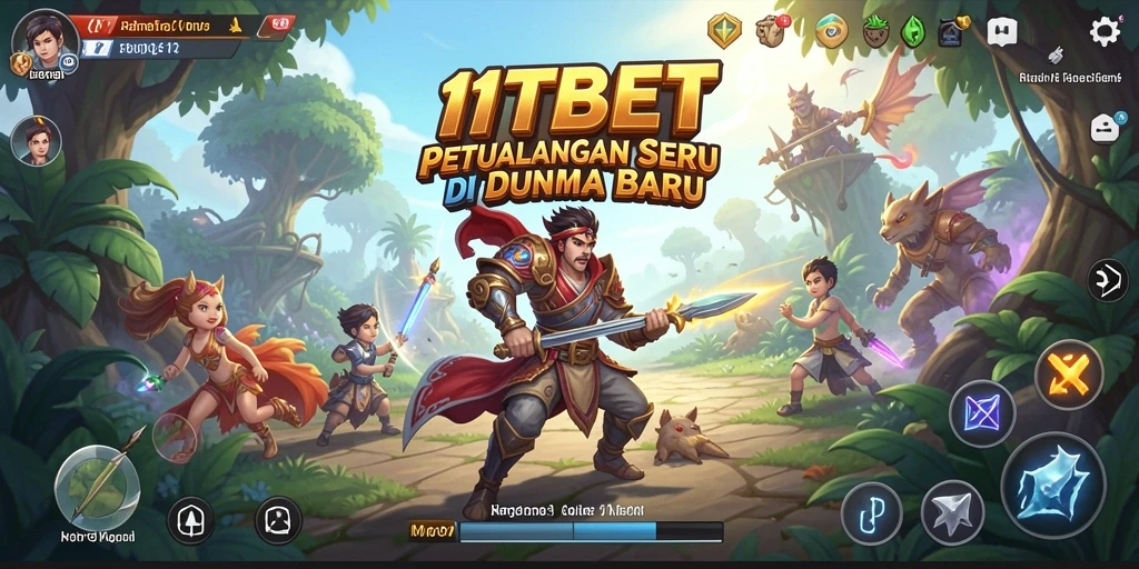 Screenshot gameplay 11TBET menunjukkan aksi petualangan yang mendebarkan.