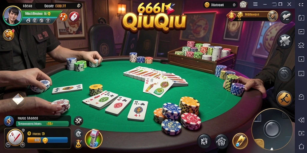 Screenshot utama 666I menunjukkan gameplay QiuQiu yang seru.