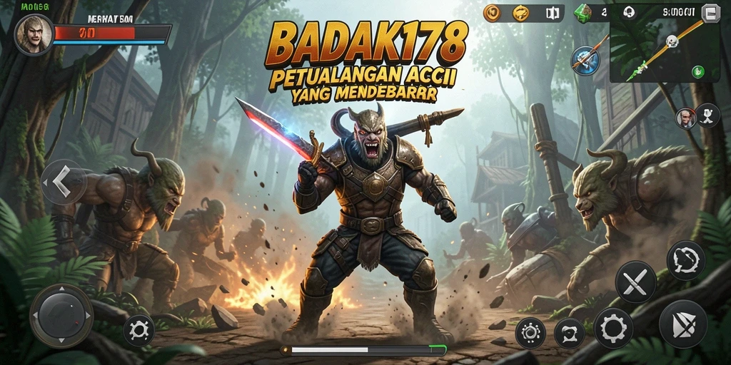 Gameplay mendebarkan dalam BADAK178 dengan pertempuran yang intens.