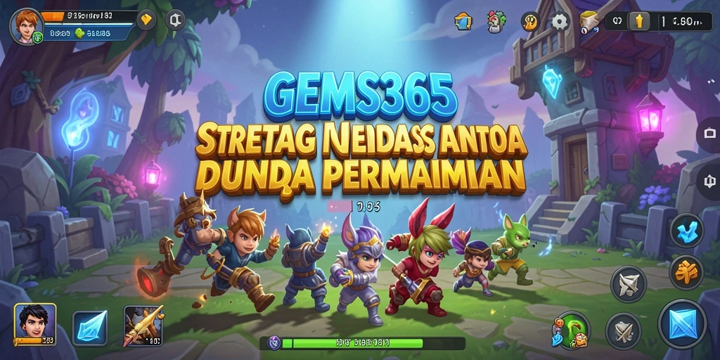Tampilan gameplay GEMS365 yang menarik dengan strategi mendalam.