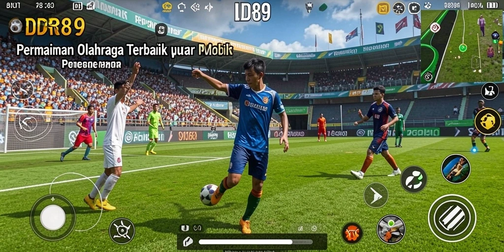 Tampilan menarik dari gameplay olahraga dalam IDR89.