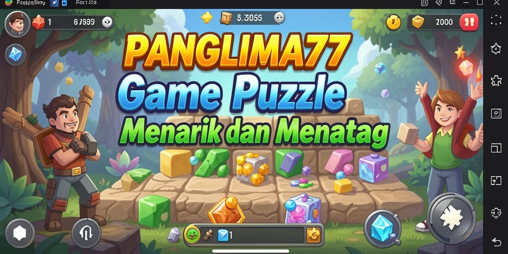 Tampilan gameplay menarik dari <strong>PANGLIMA77</strong> dengan berbagai teka-teki yang menantang.