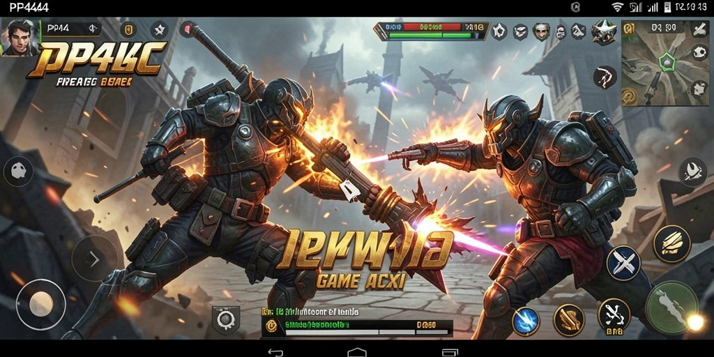 Tampilan gameplay yang mendebarkan dari PP444 dalam aksi.