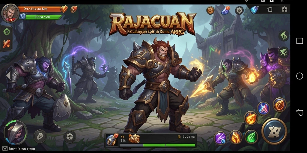 Gameplay seru dan grafik menawan di RAJACUAN.
